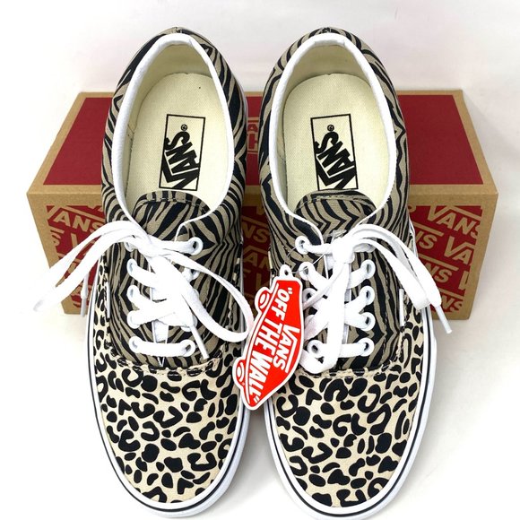 💖MEGA SALE💖Vans Era   Leopard Tiger Skateboarding Women's  Safari VN0A54F19M7 - Picture 4 of 12